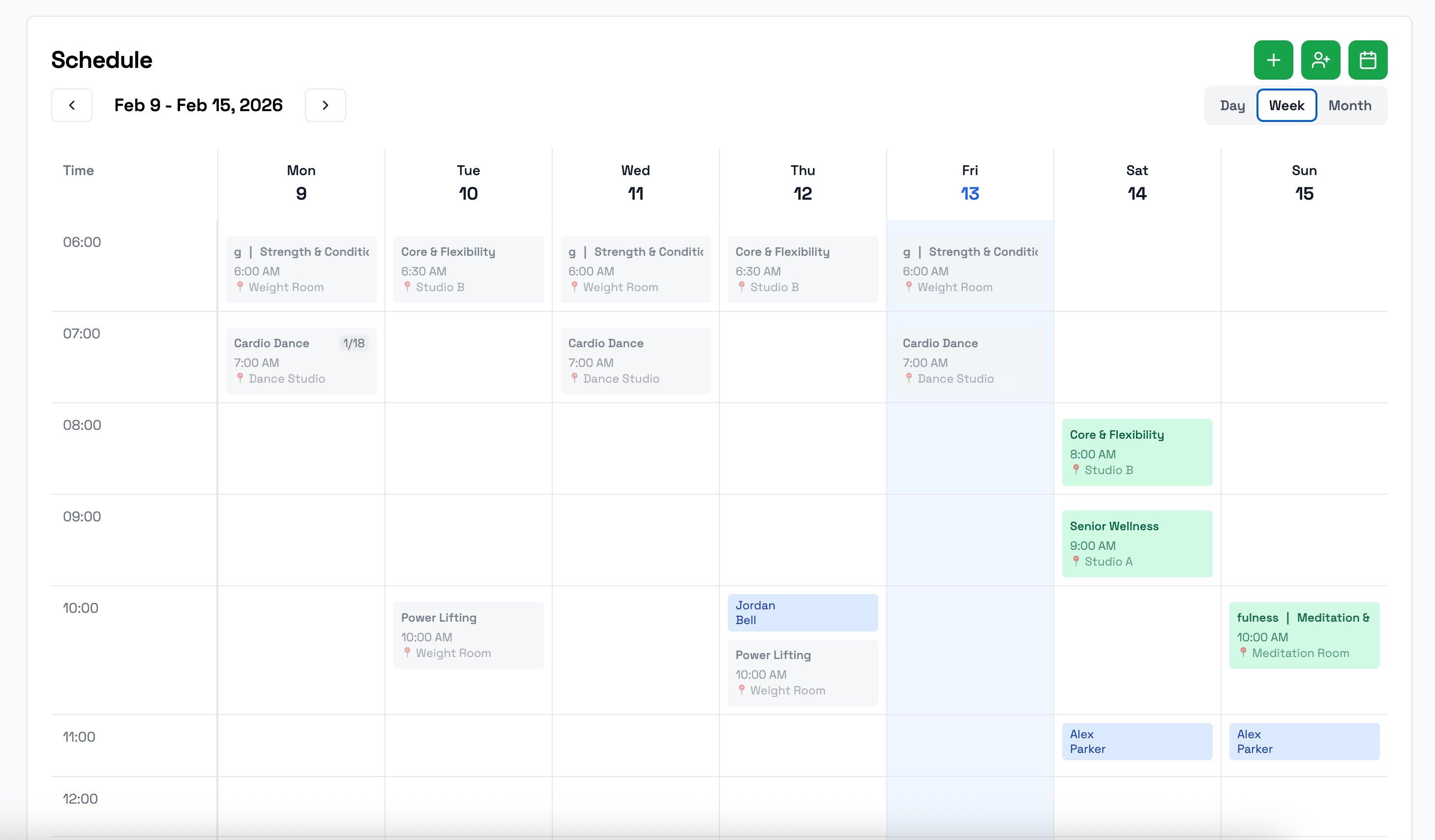 Tatami studio management — scheduling, clients, and memberships in one place